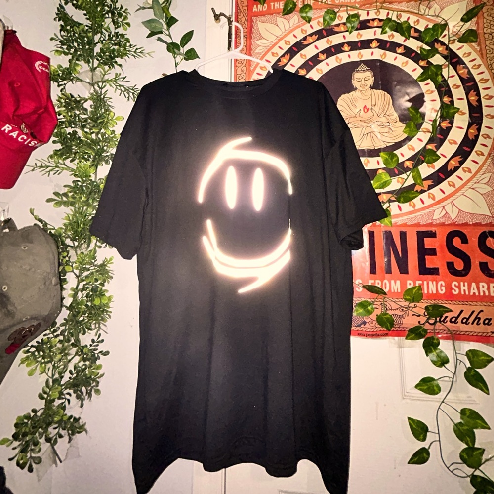 Reflective Oversized Tee